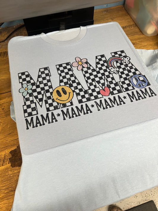 Peace love mama tee
