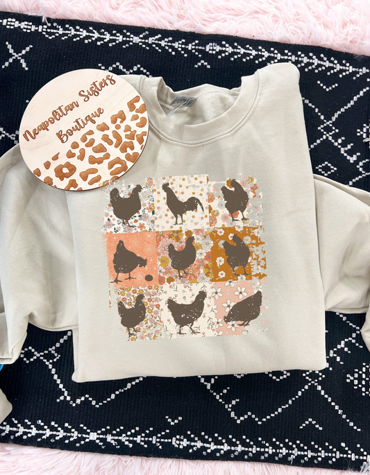 chicken lady crewneck