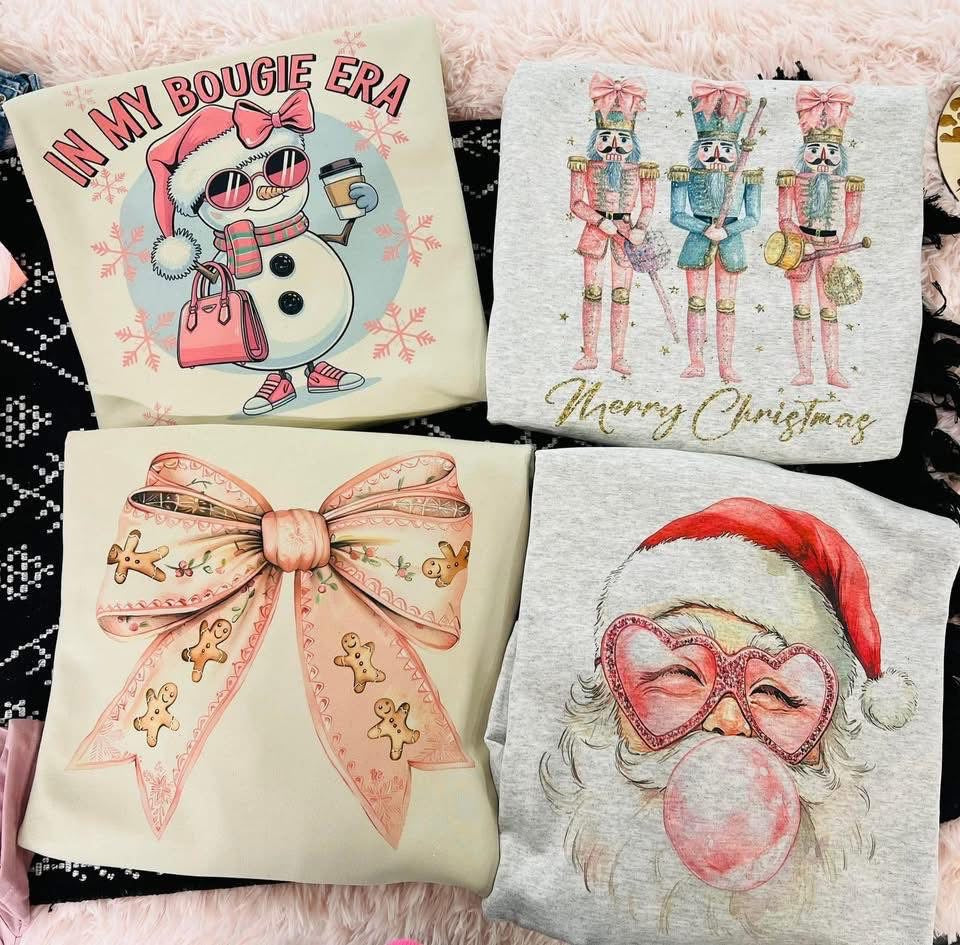 Christmas 2/$35 crewnecks