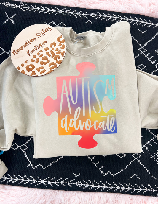 Autism advocate crewneck