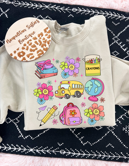 Teacher 3x3 crewneck