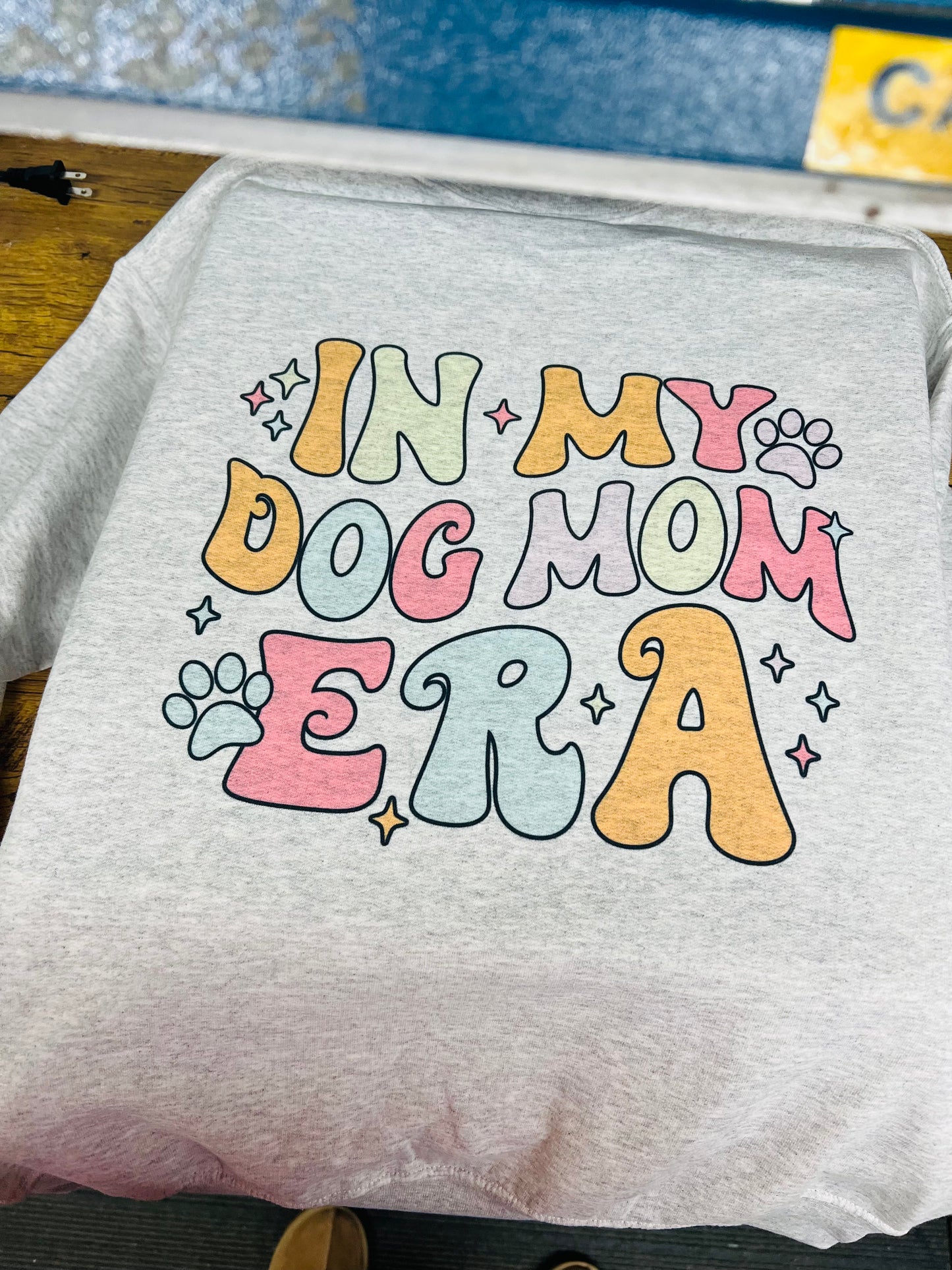 In my dog mom era crewneck