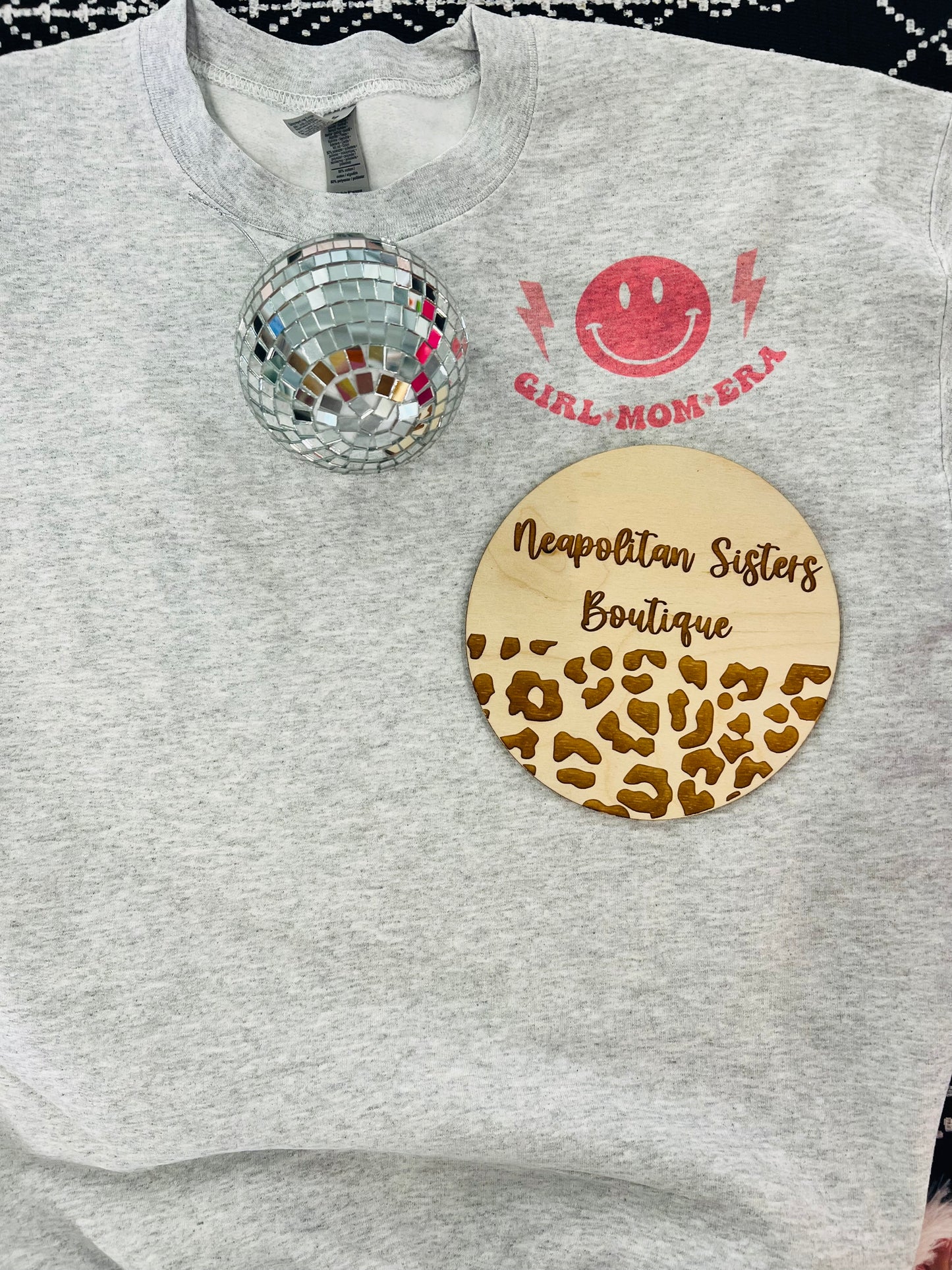 girl mom era crewneck