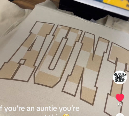Tan Aunt crewneck