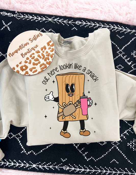 lookin like a snack crewneck