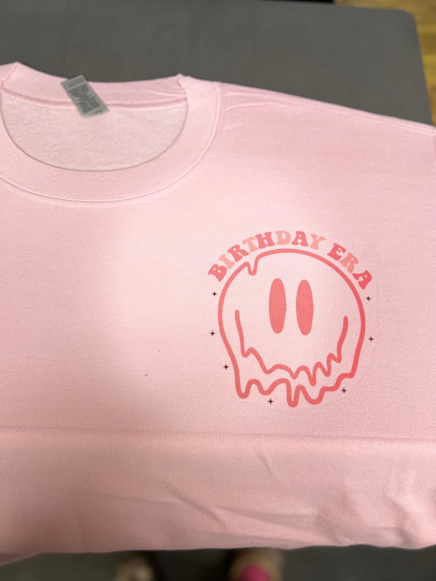 in my birthday era crewneck