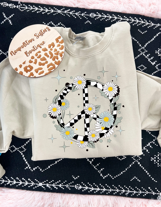 peace crewneck