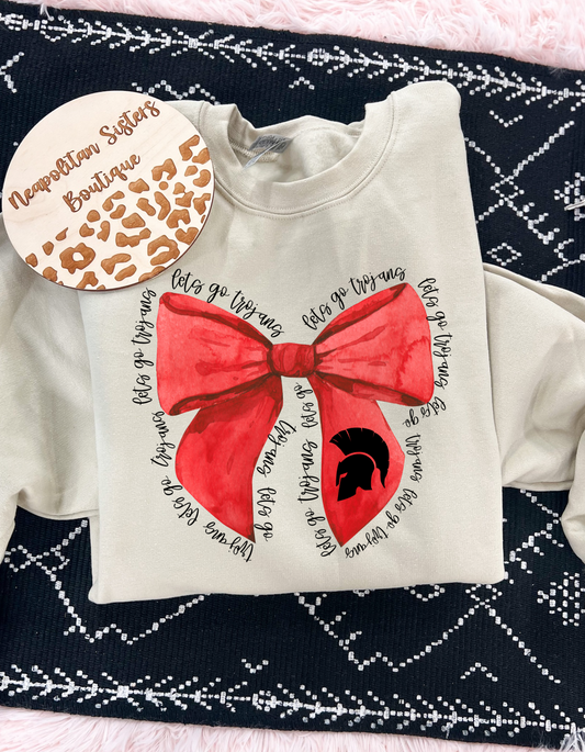 Trojans bow crewneck
