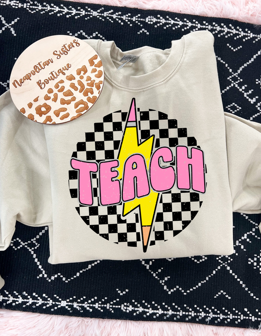 Teach crewneck