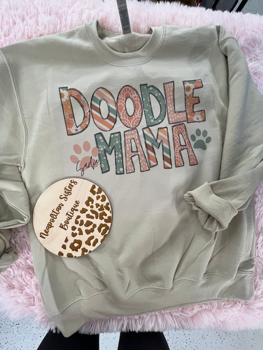 custom dog mom crewneck