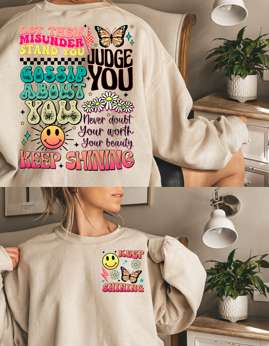 Let them crewneck/tshirt