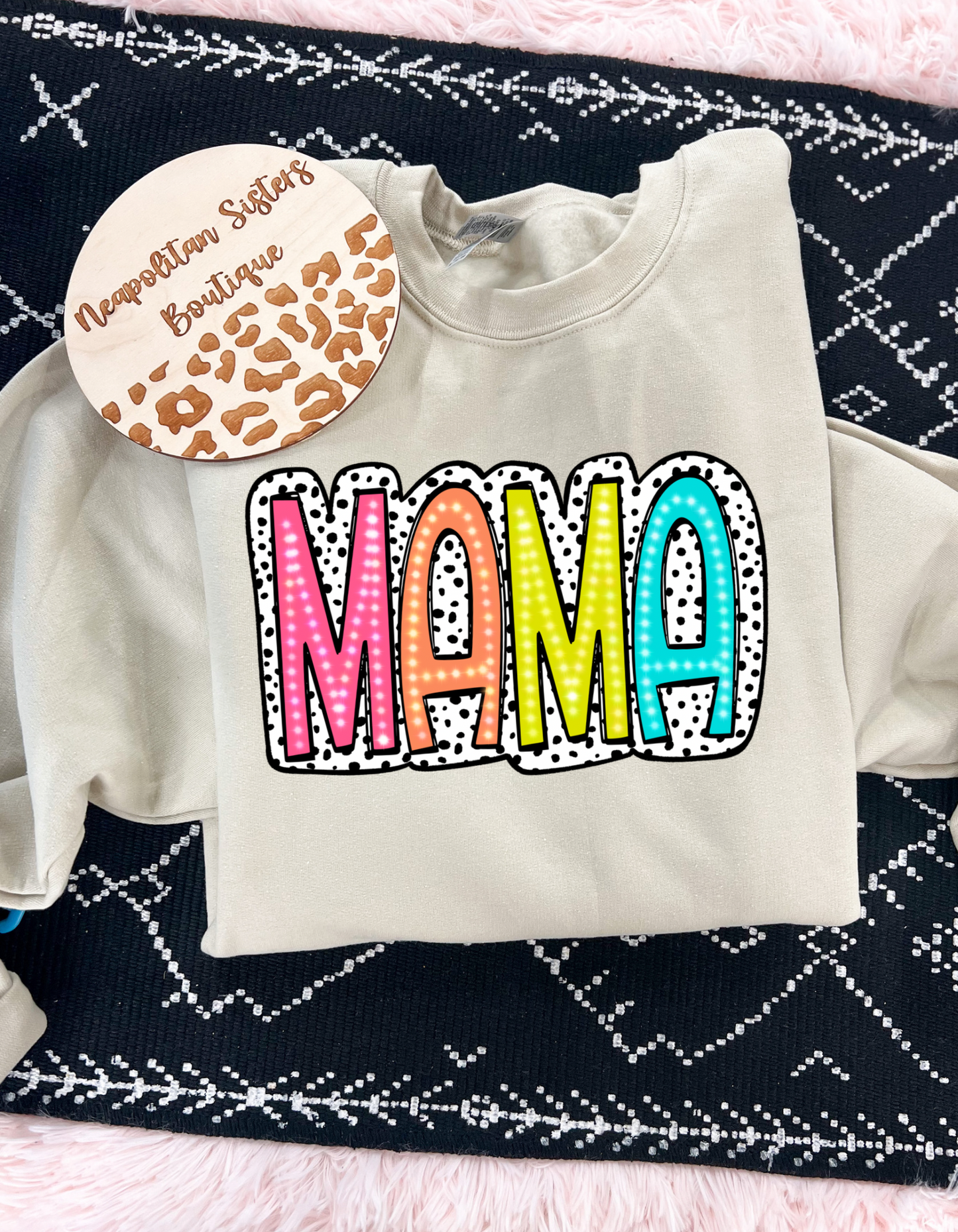 Colorful mama crewneck/tshirt