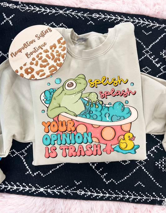 splish splash crewneck