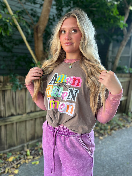 Amen comfort colors tee