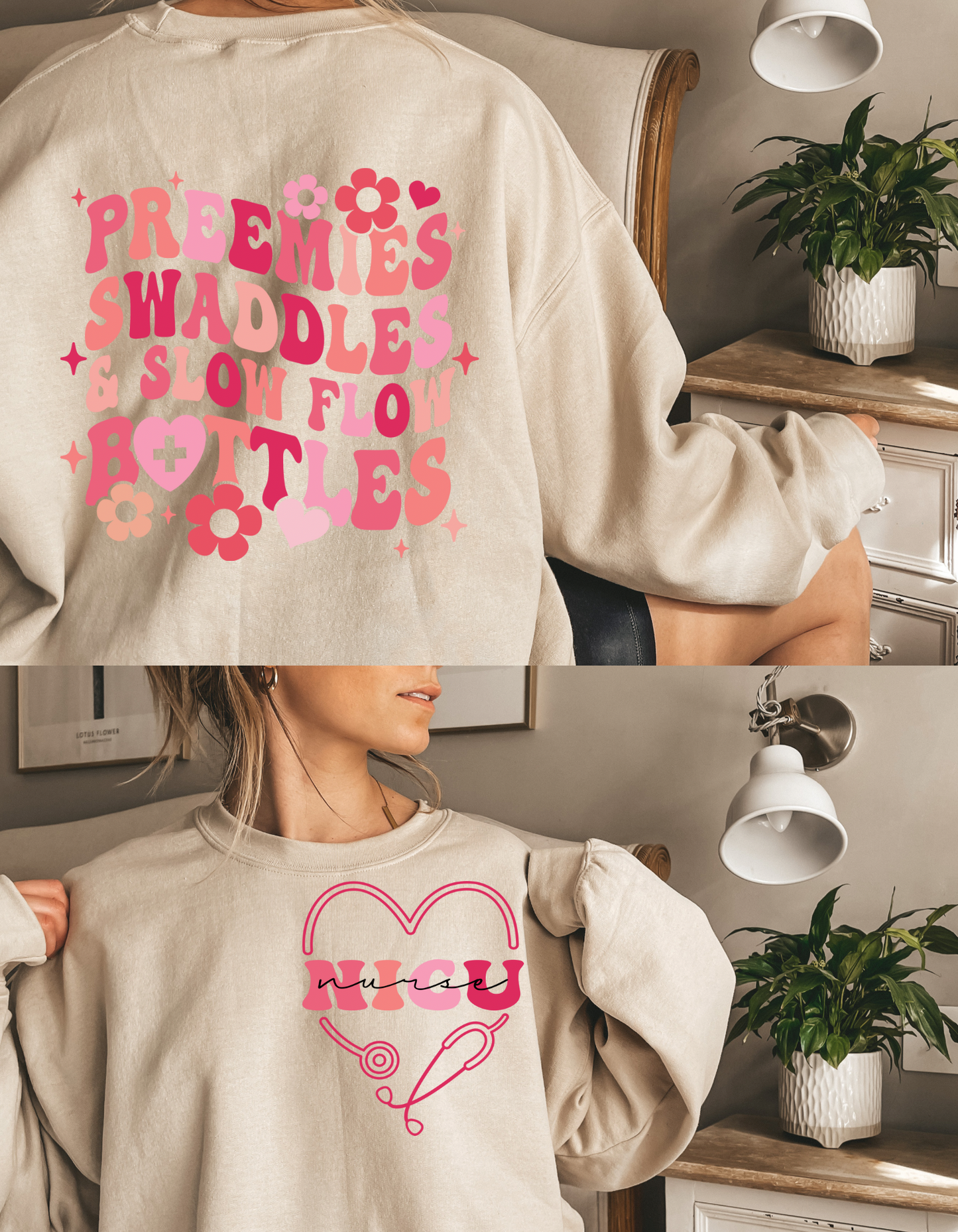 NICU nurse crewneck