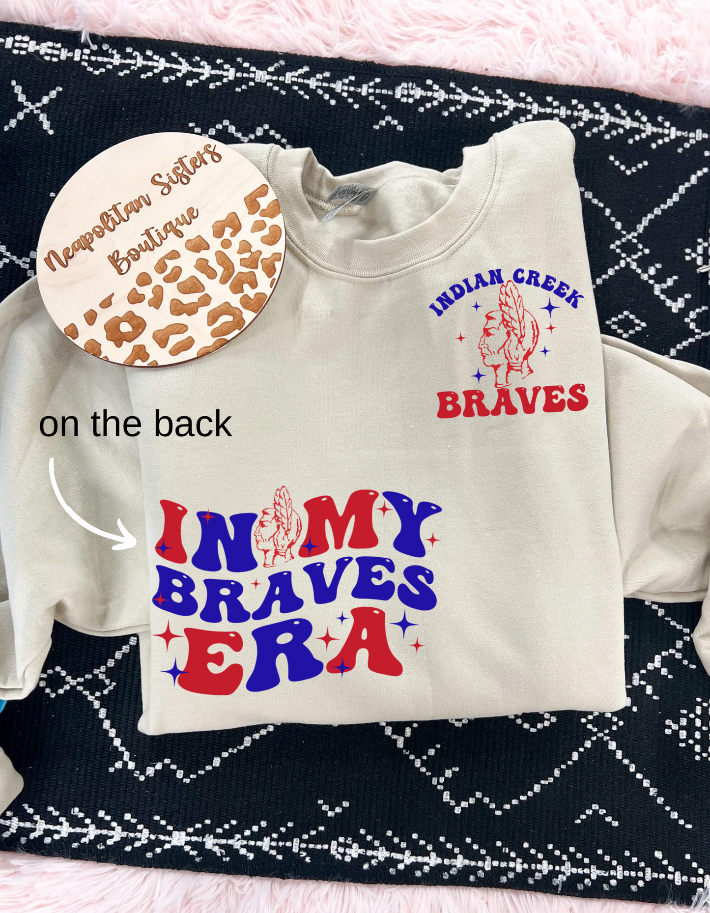 Indian creek braves crewneck youth