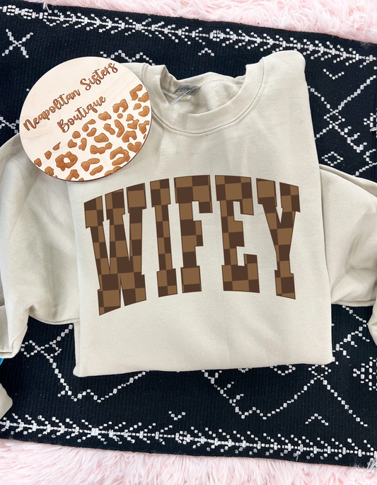 Wifey crewneck