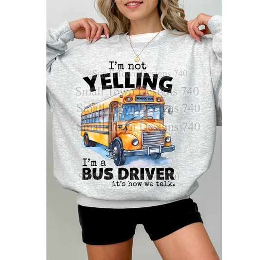 bus driver crewneck