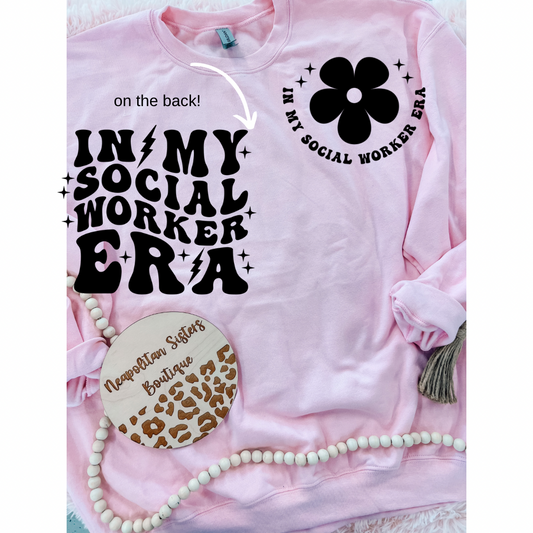 Social worker era crewneck