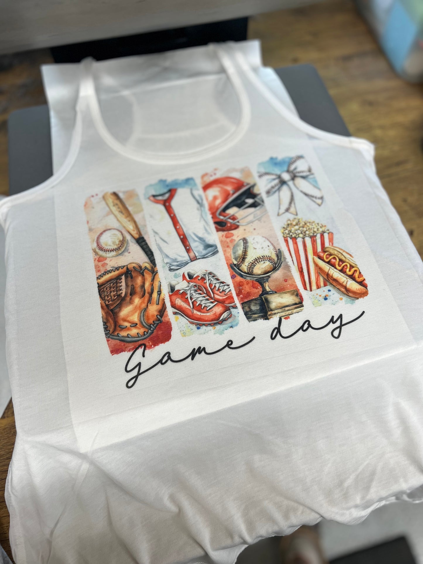 Game day tank top