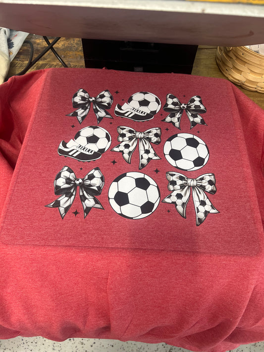 Soccer collage crewneck