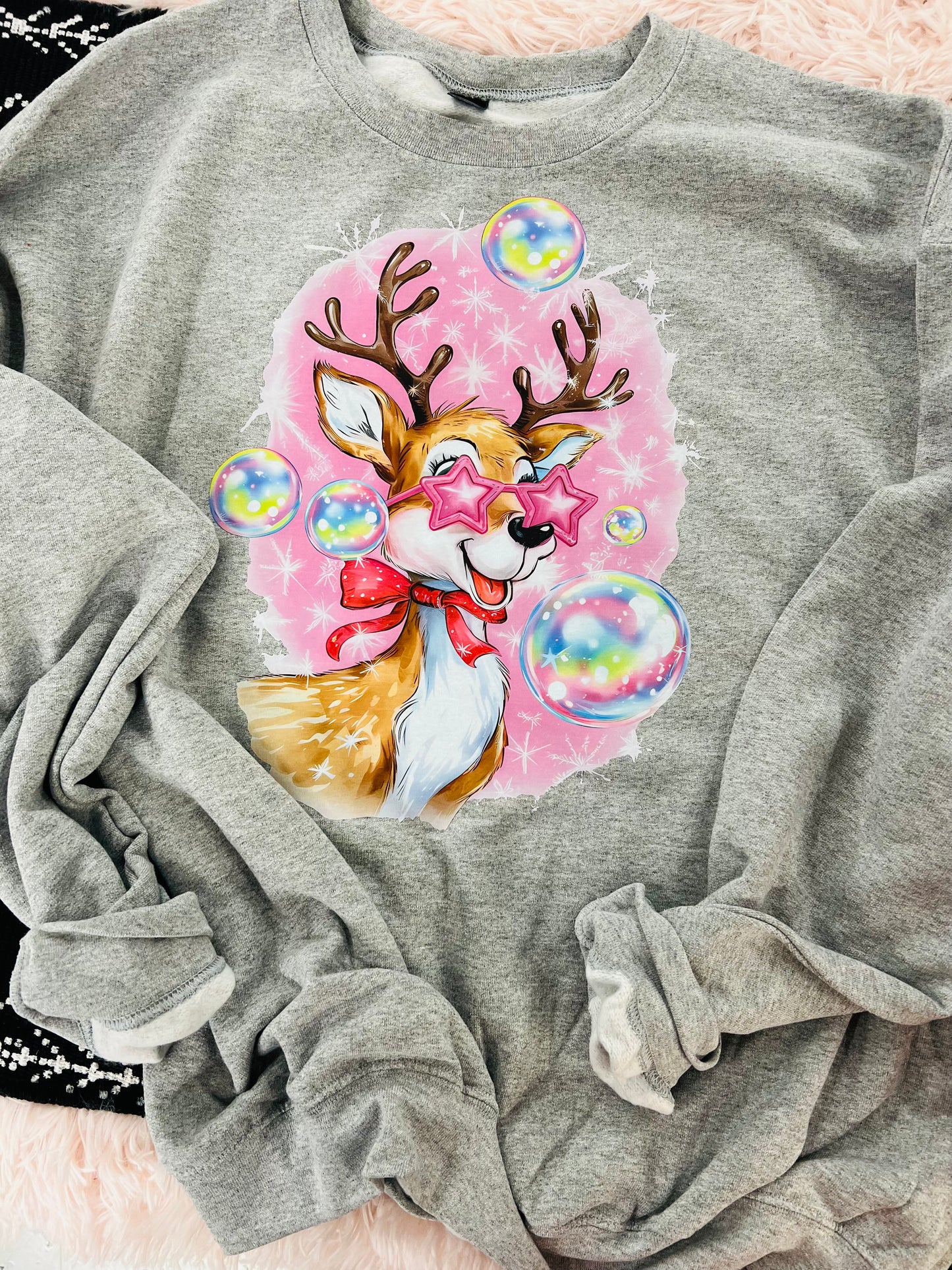 Boujie reindeer crewneck