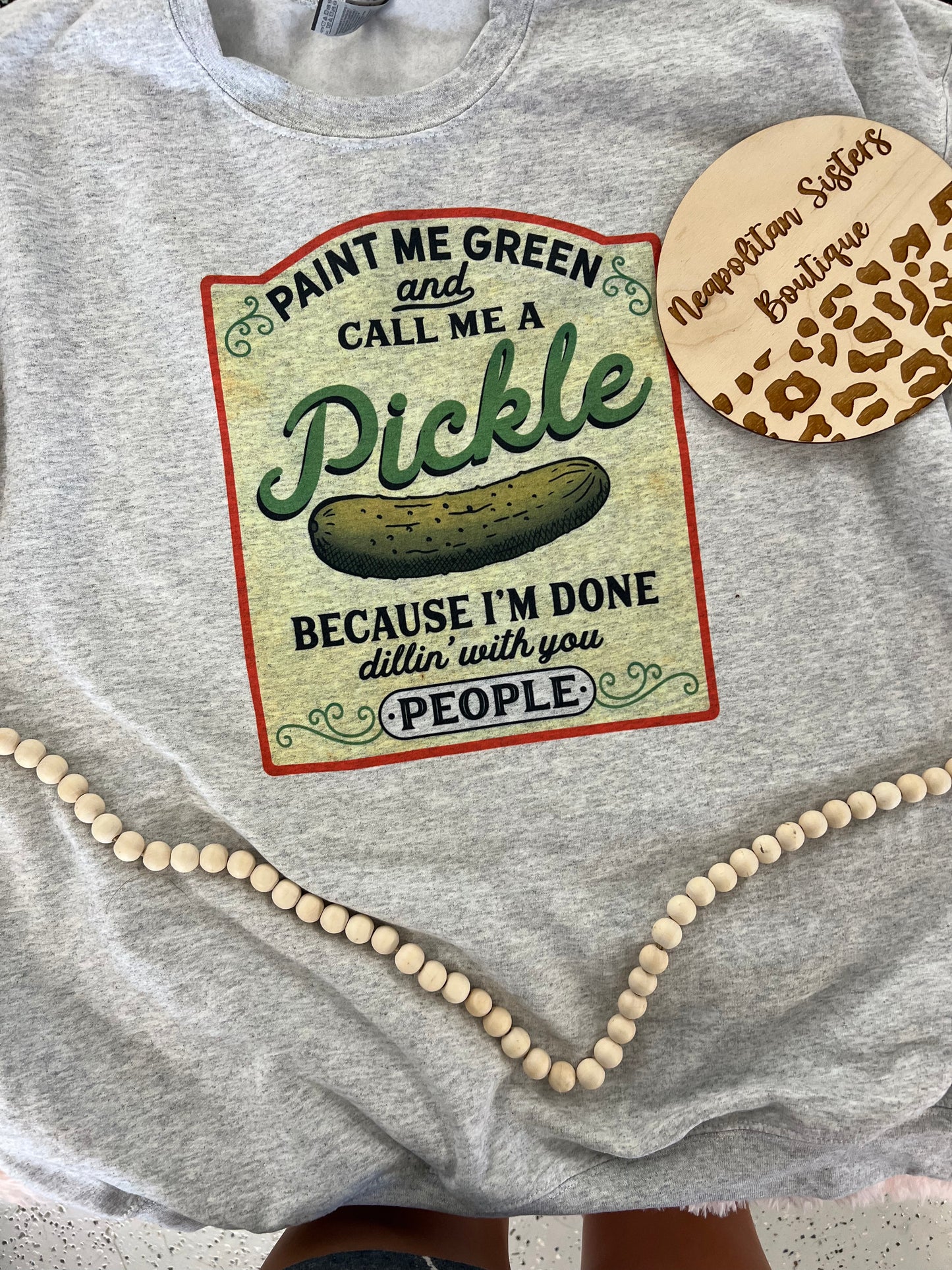 paint me green crewneck