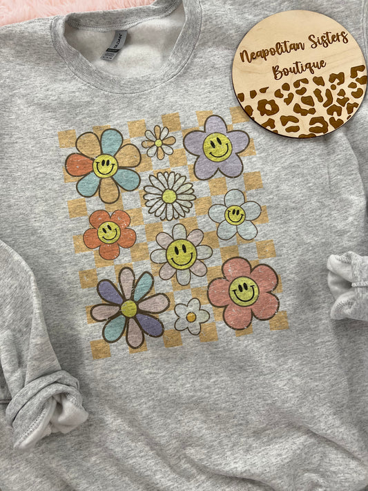 retro spring crewneck