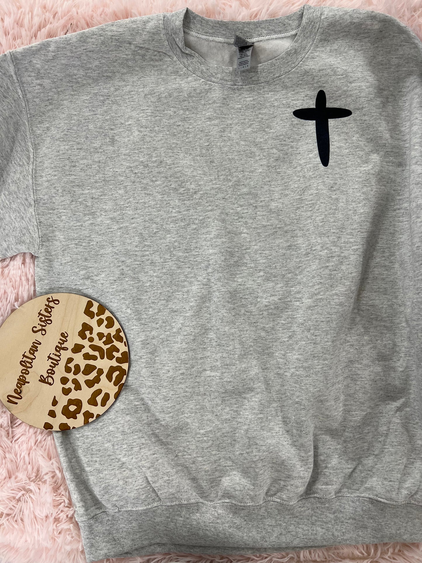 Jesus has my back crewneck