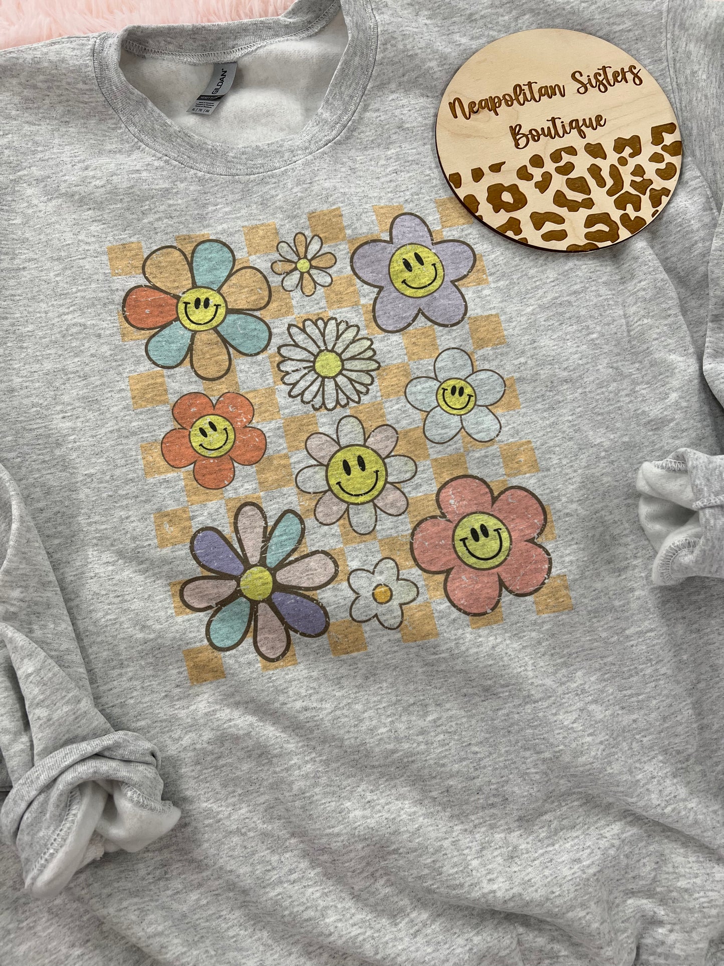 retro spring crewneck