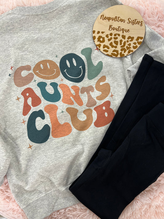 cool aunts club crewneck