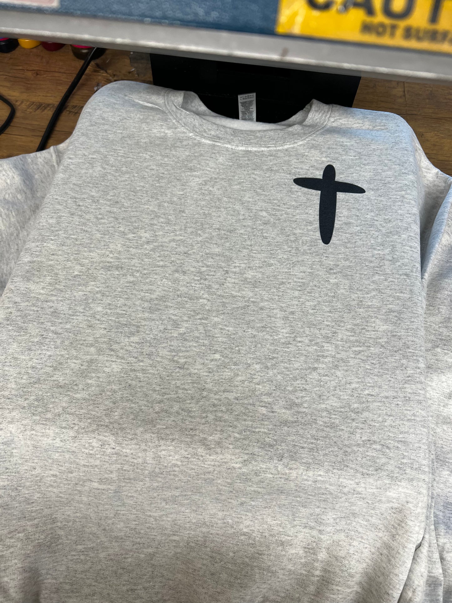 Jesus has my back crewneck
