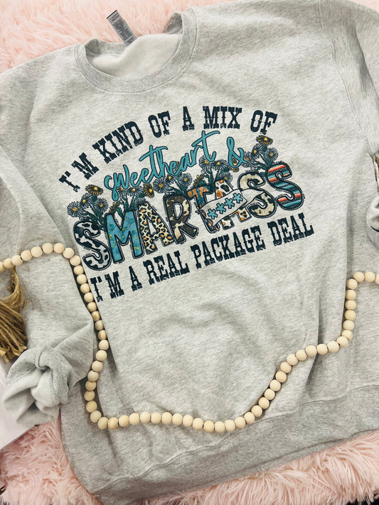 real package deal crewneck