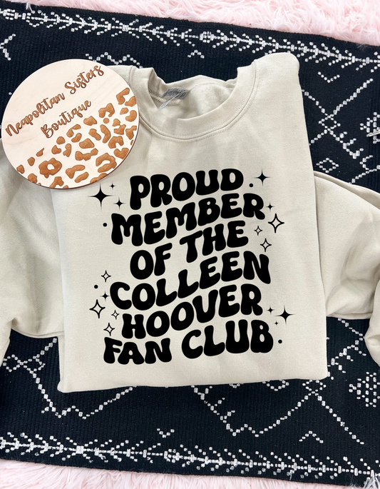 Book fan club crewneck