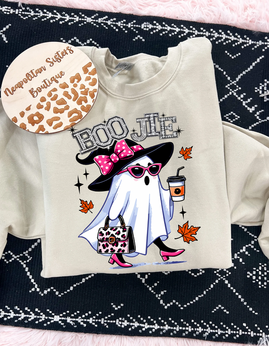 BOO-JEE ghost crewneck