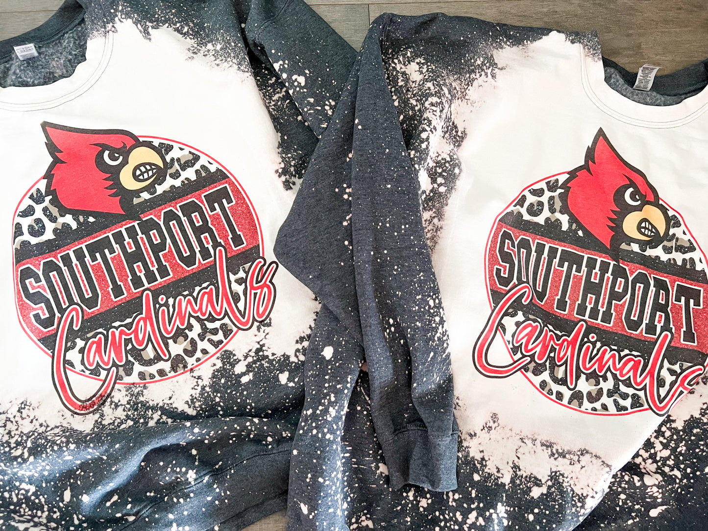 southport cardinals crewneck