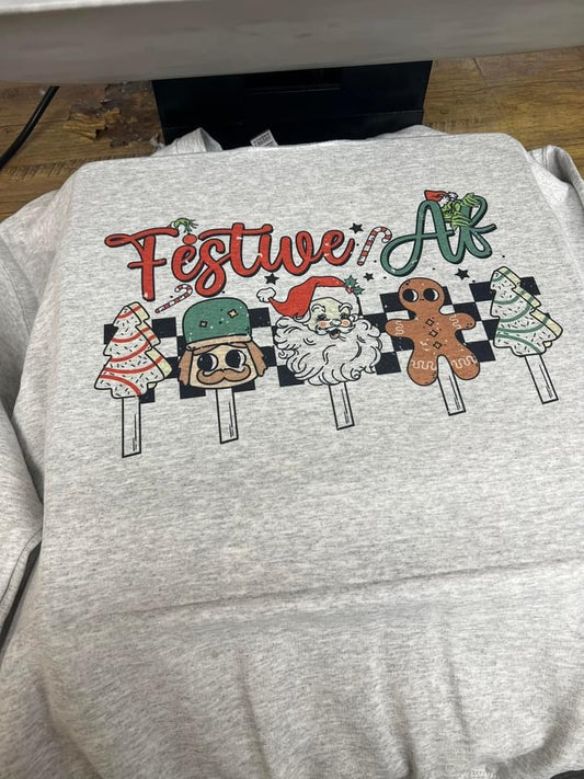 Festive AF hoodie