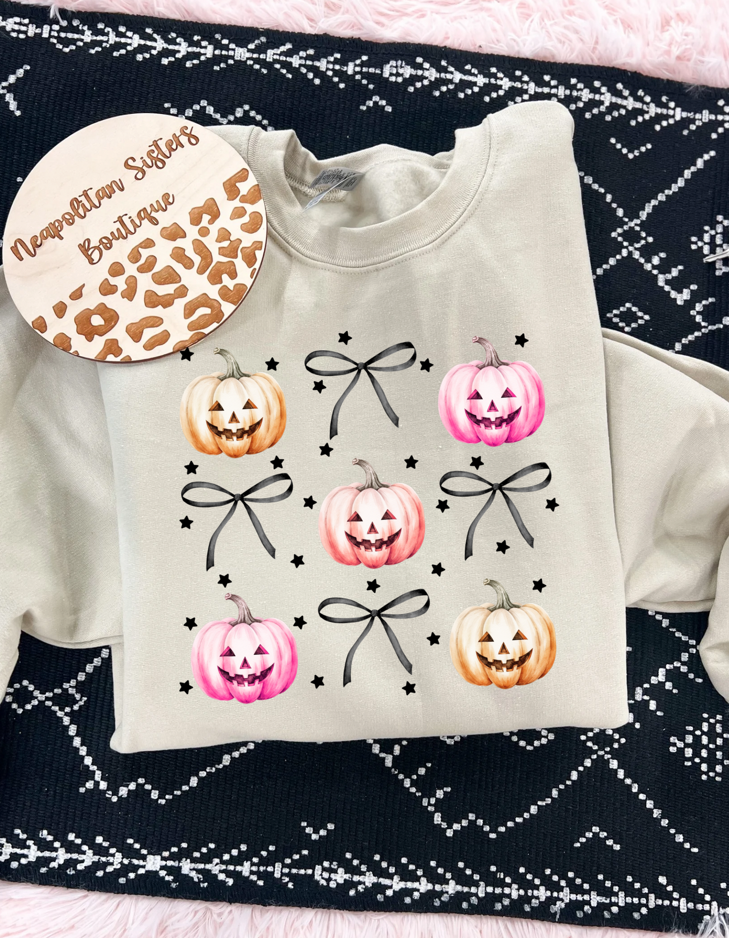 Pumpkin collage crewneck