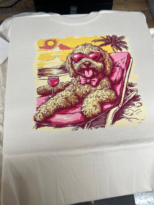 summer golden tee
