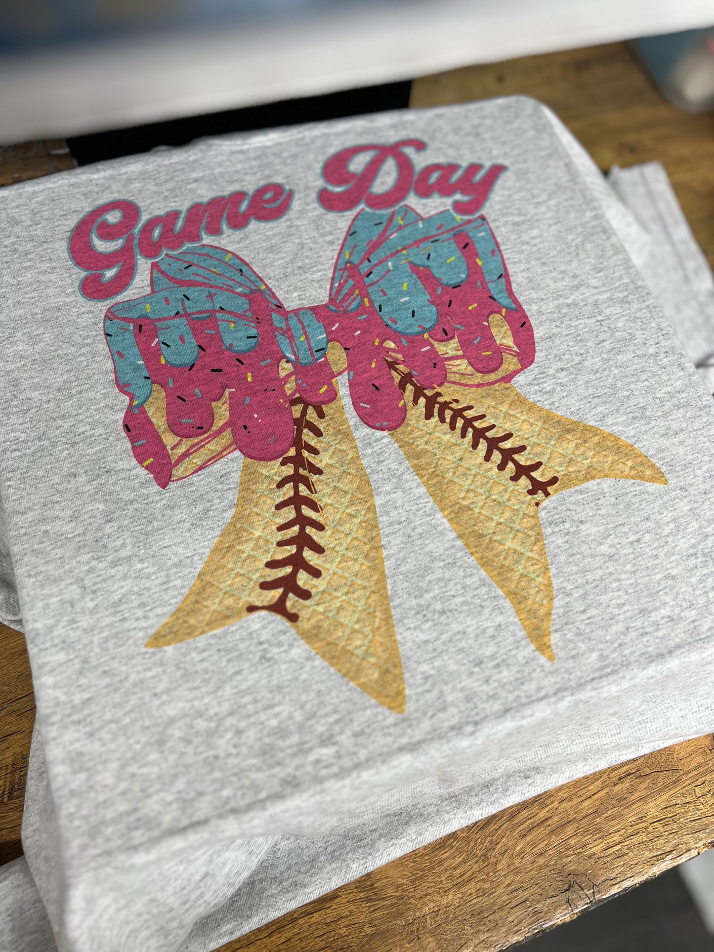 Drippy game day tee