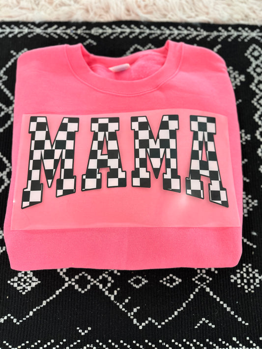 Hot pink mama crewneck
