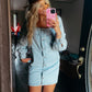 ready to rock n rock denim dress-FINAL SALE