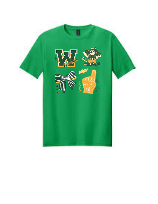 greenwood collage tee