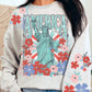 Lady liberty crewneck