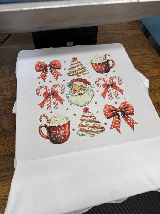 Santa collage crewneck