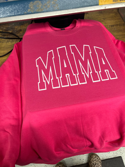 Pink mama crewneck