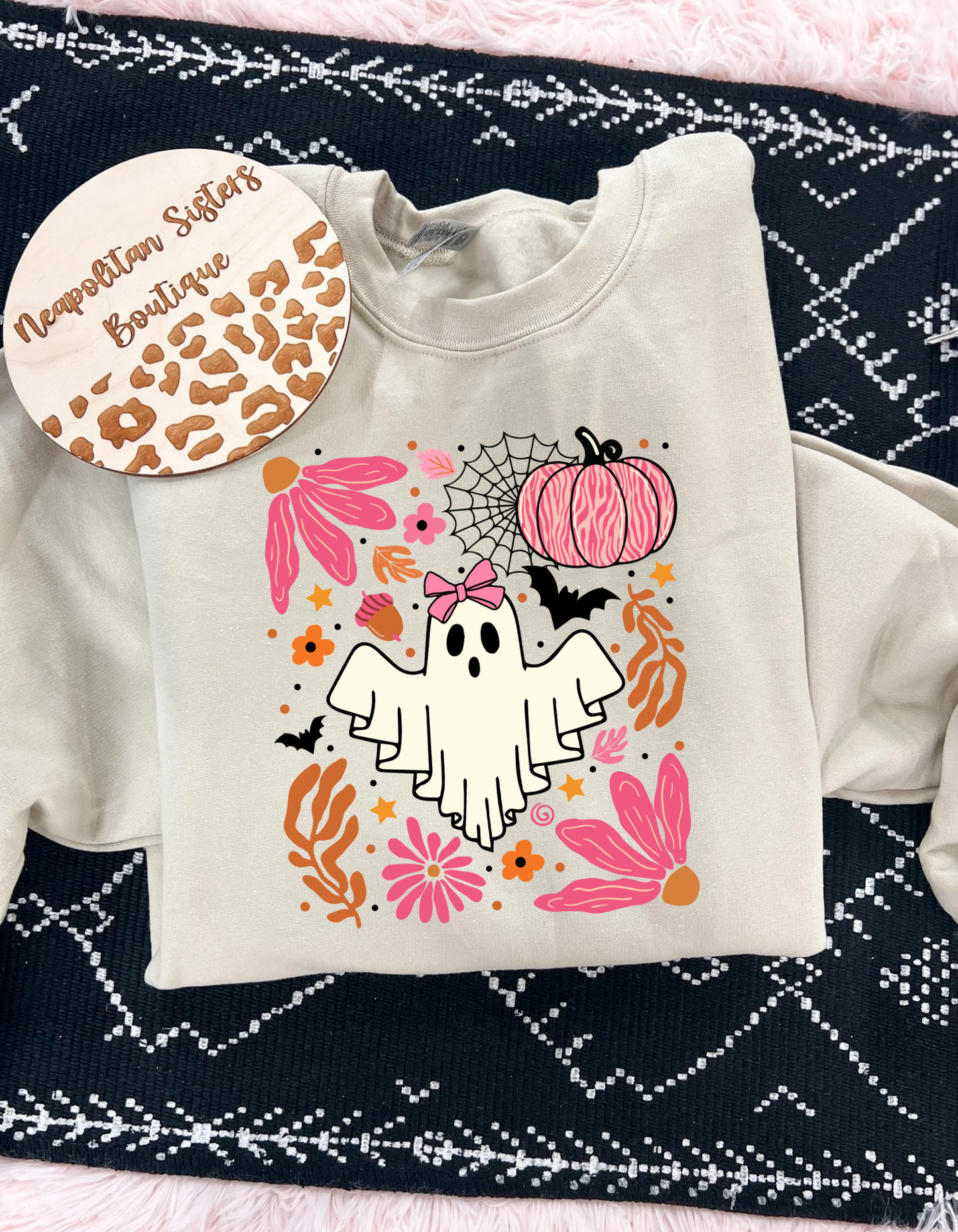 Girly ghost crewneck