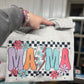 Colorful floral mama crewneck