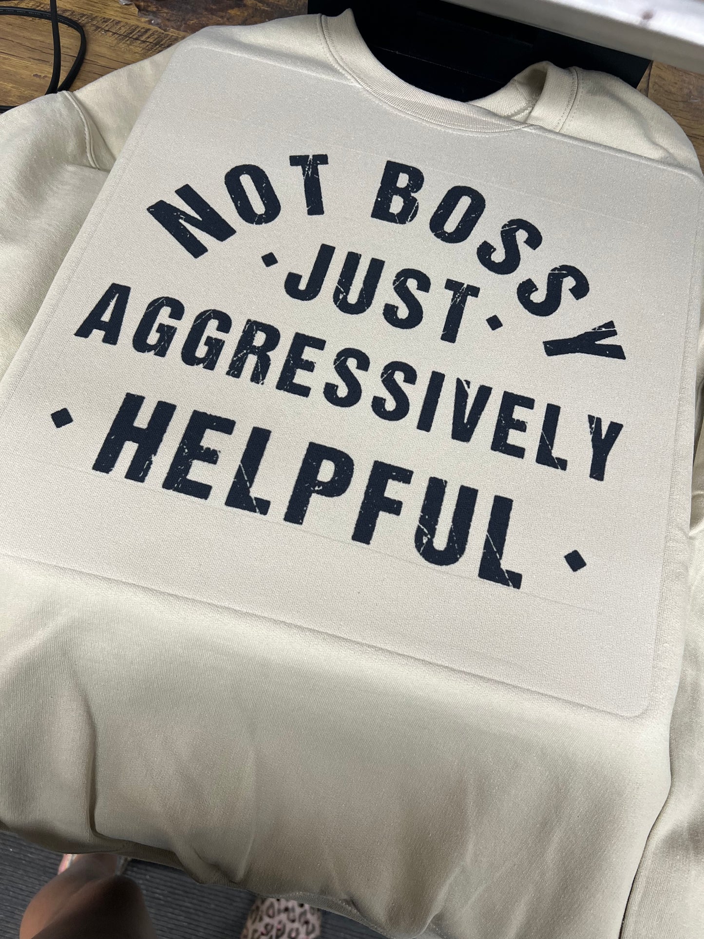 Bossy crewneck