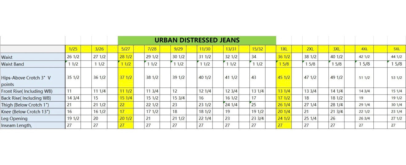 Urban non distressed jeans